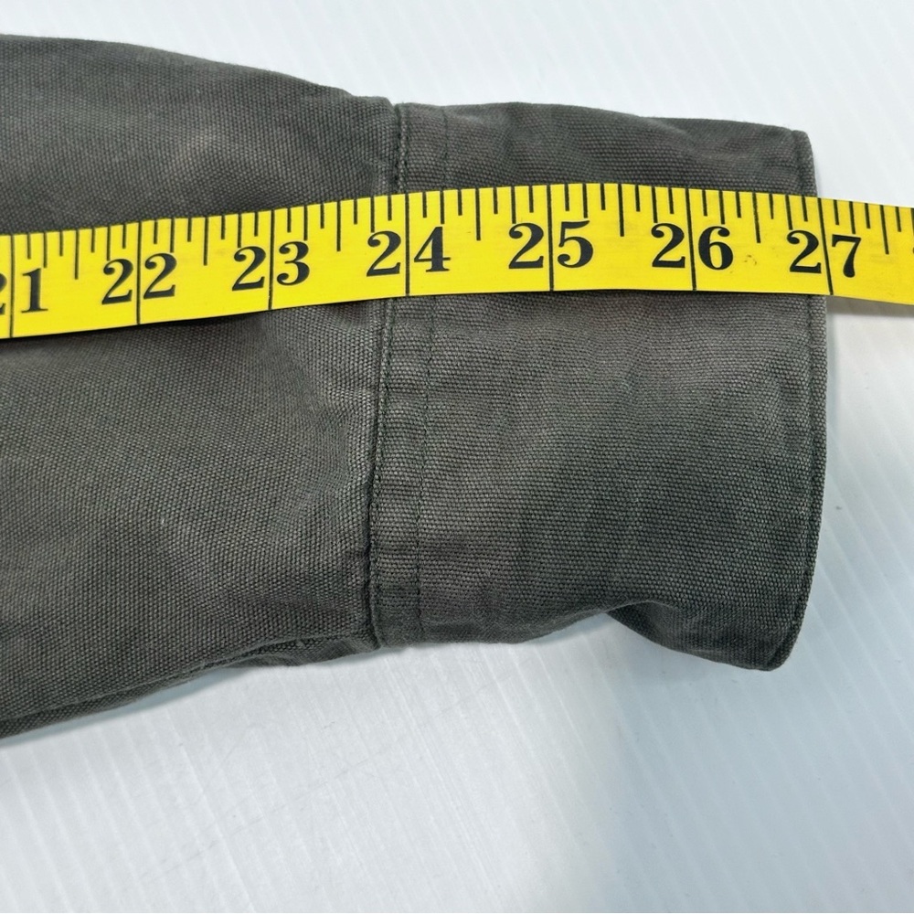 Hurley Freedom Movement Jacket Men’s Lg Military Green Canvas Field‎ Coat Lined - Picture 14 of 15
